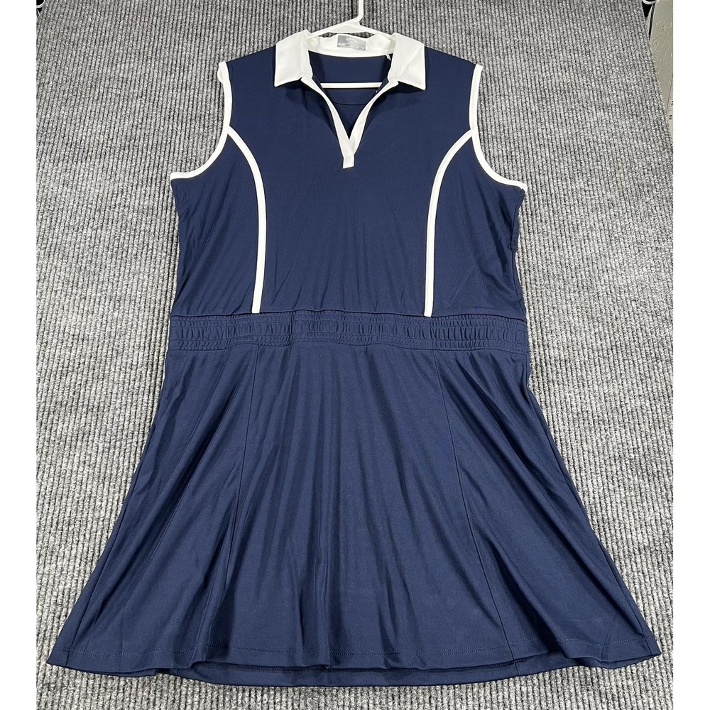 Callaway Dress Womens XL Blue Sleeveless Opti-Dri Golf Activewear UPF 50+ New